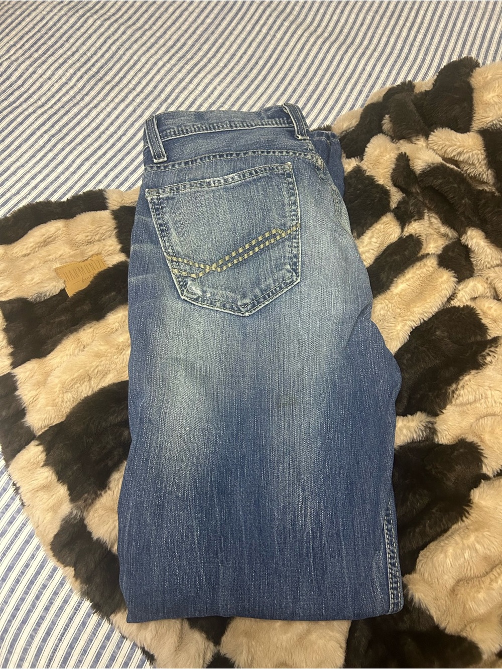 BKE Light Blue Distressed Denim Jeans
